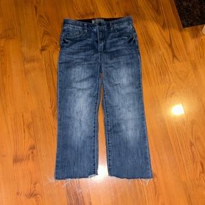 Wit & wisdom women’s jeans high waisted cropped  straight leg size 4